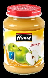 Пюре Hame яблоко без сахара с 4 мес 190 г