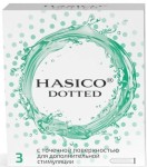 Презервативы, hasico (Хасико) 3 шт с точками