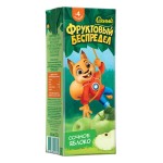 Сок, Сочный 200 мл Фруктовый беспредел яблочный осветленный с 4 мес тетрапак