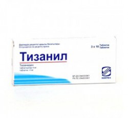 Тизанил табл. 4 мг 30 шт.