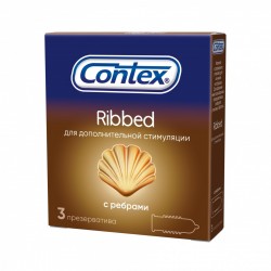 Презервативы Contex ребристые 3 шт.