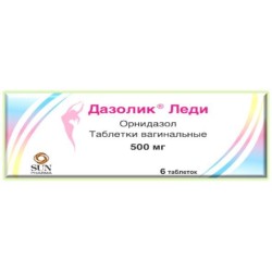 Дазолик Леди табл. ваг. 500 мг 6 шт.