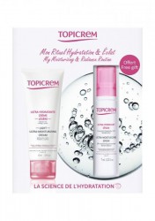 Набор Topicrem крем для лица легкий ультра-увлажняющий + сыворотка ультра-увлажняющая 40 мл + 7 мл