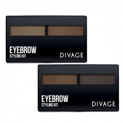 Набор Divage Айброу стайлинг кит для моделирования бровей тон 02